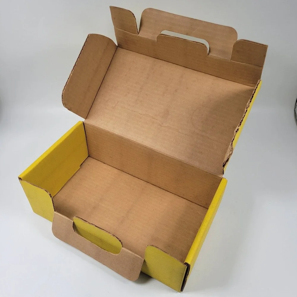 VTG Mr. Peanut Kids Yellow Cardboard School Pencil Box Planters Collectible RARE